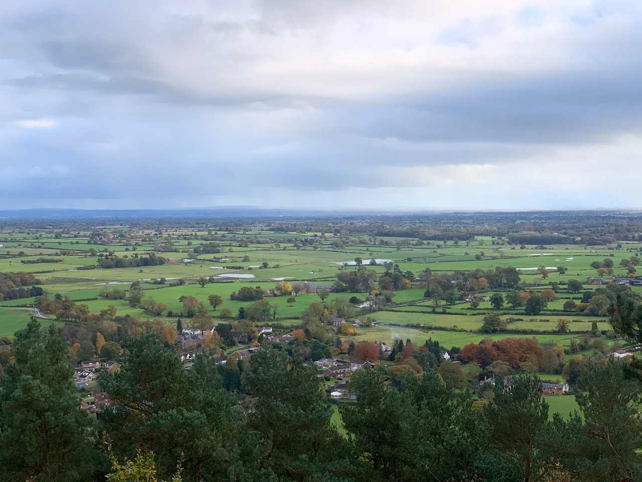 Chorley and Cholmondeley From Bulkeley Hill