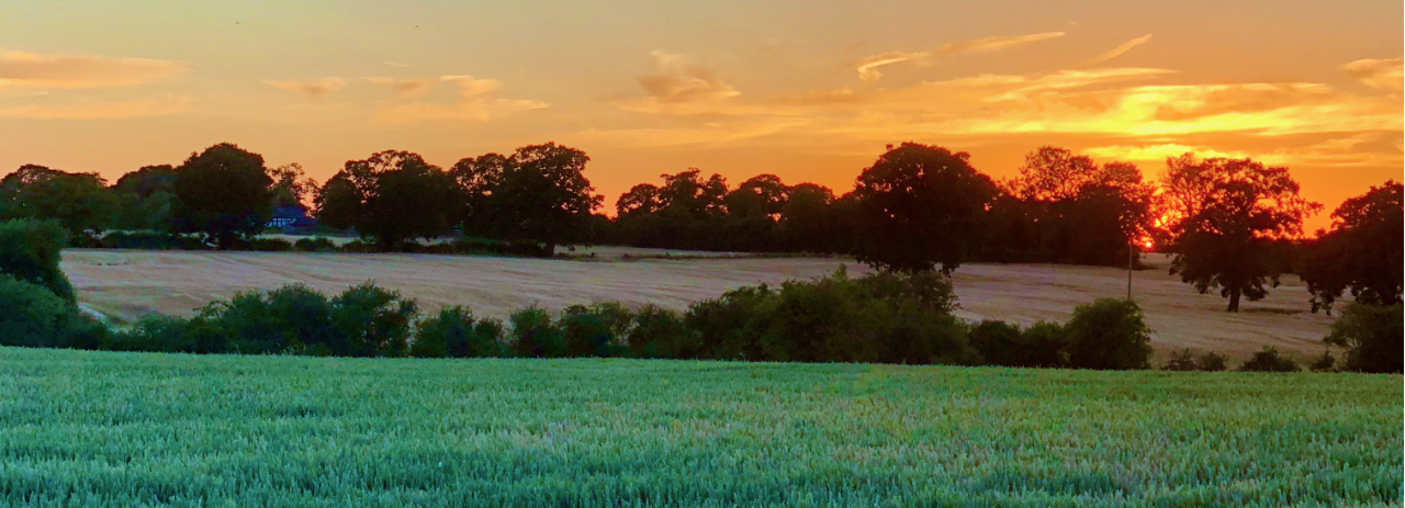 Late spring sunset in Chorley